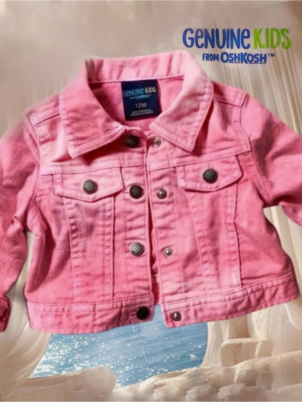 OshKosh B'gosh Vibrant Pink Jean Jacket